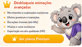 Desbloqueie animações avançadas