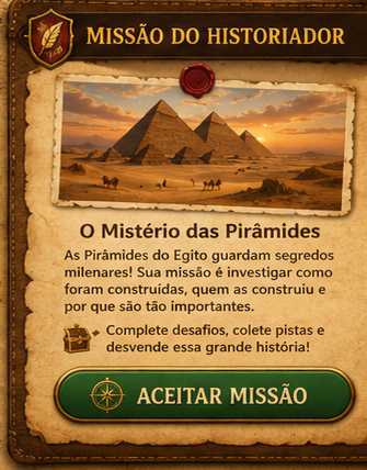 Missão do Historiador: O Mistério das Pirâmides