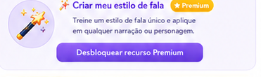 Criar meu estilo de fala